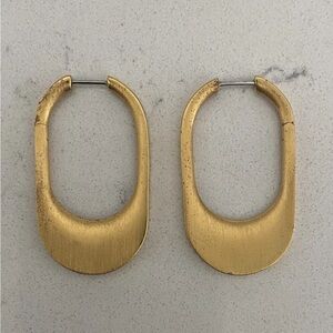 Dean Davidson Crosby Huggie Hoop Earrings 18k Plated Yellow Gold